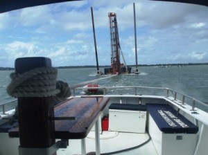 Drill Rigs, barges, 
